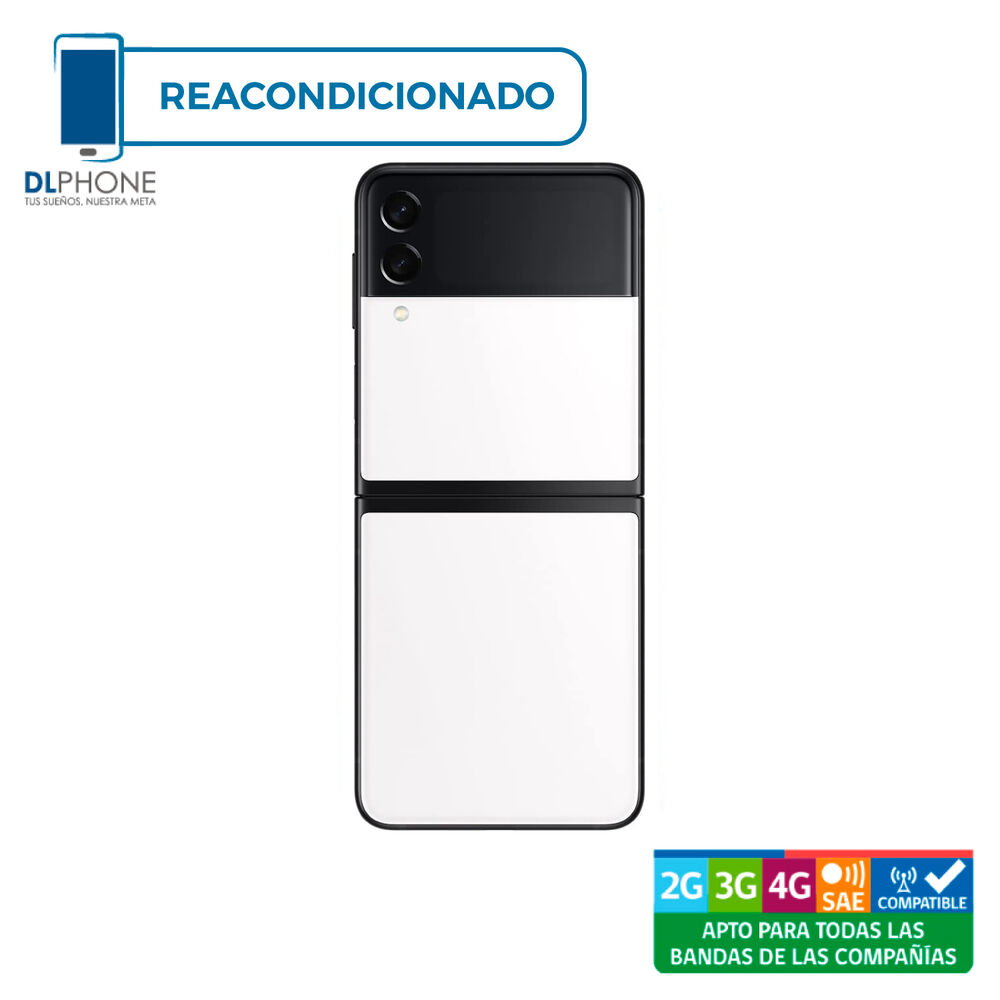 Samsung Galaxy Z Flip 3 256gb Blanco Reacondicionado image number 3.0