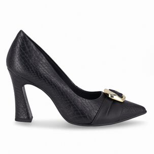 Zapato Mujer Negro/dorado Silvana 42 Piccadilly