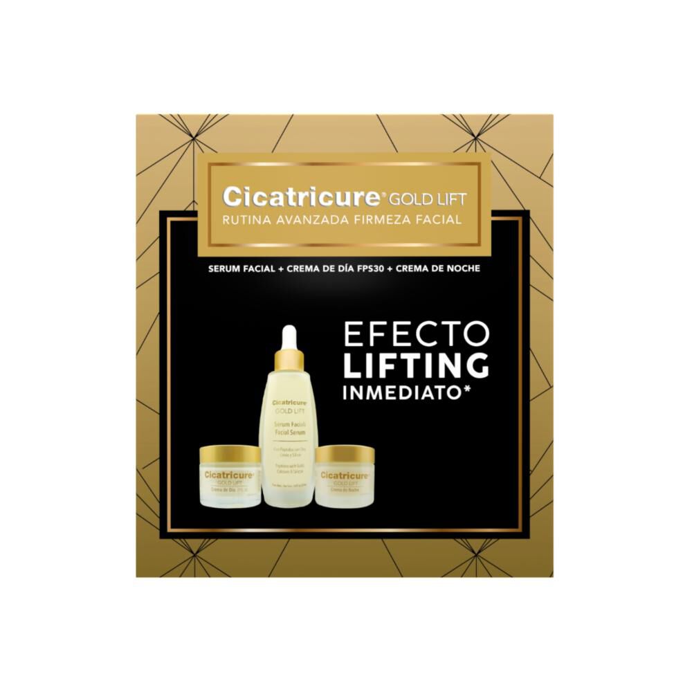 Pack Cicatricure Pack Gold Lift Crema D&iacute;a 50 Gr + Crema Noche 50 Gr + Serum 27 Ml image number 0.0