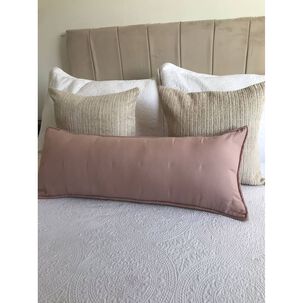 Cojin Con Detalles Bordados Rectangular 35 X 90cm