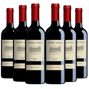6 Vinos Terra Vega, Carmenere (750 Ml 13.5%), Kosher