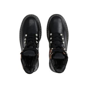 Botin Mujer Negro Plataforma Candela Police
