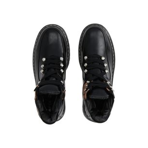 Botin Mujer Negro Plataforma Candela Police