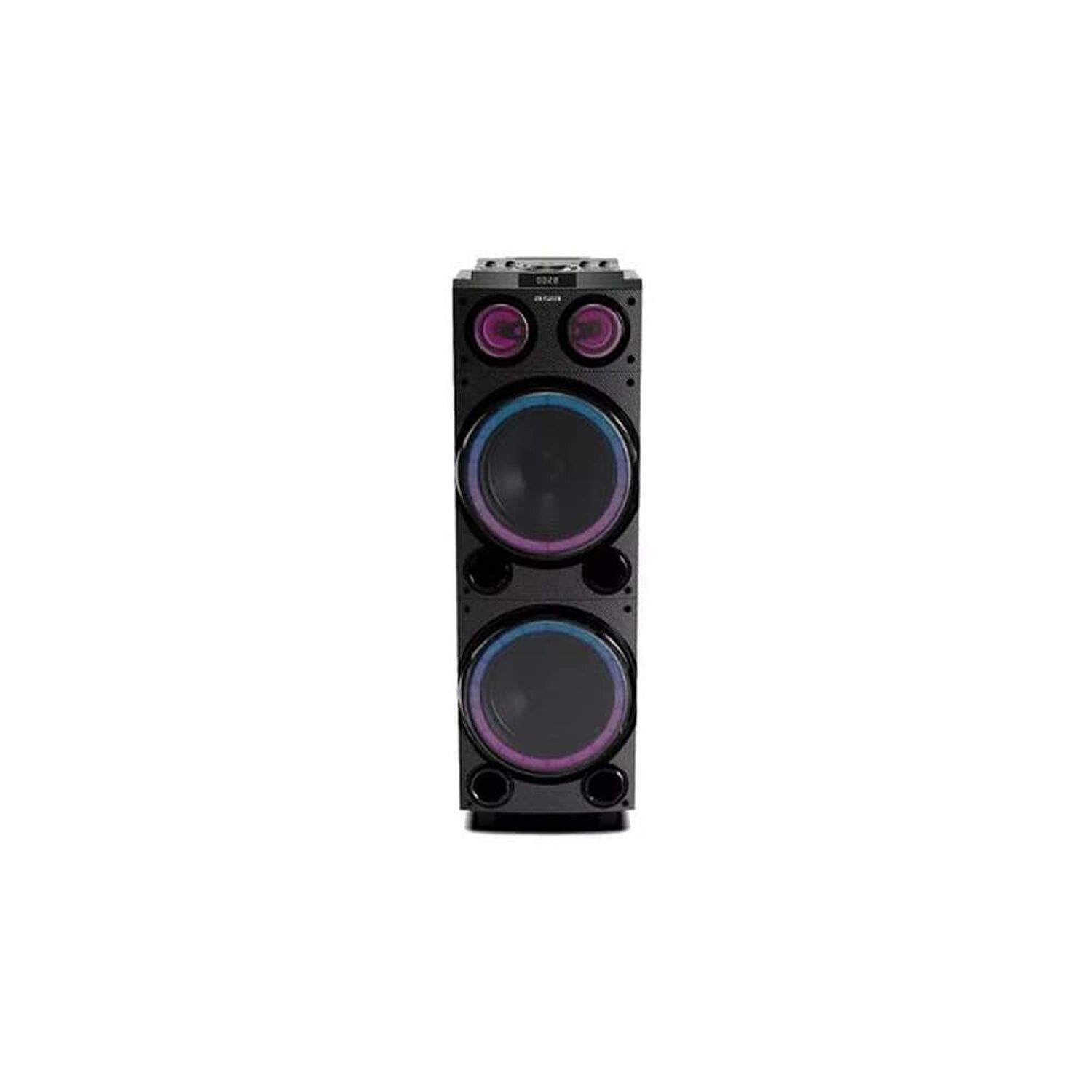 Parlante Karaoke Bluetooth Radio Fm Aiwa 50w X2 Aw-poc14 Color Negro image number 0.0