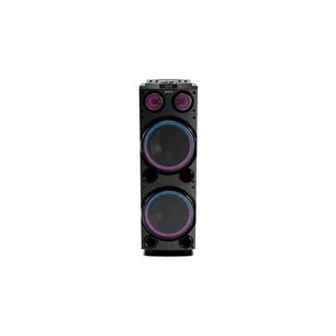 Parlante Karaoke Bluetooth Radio Fm Aiwa 50w X2 Aw-poc14 Color Negro