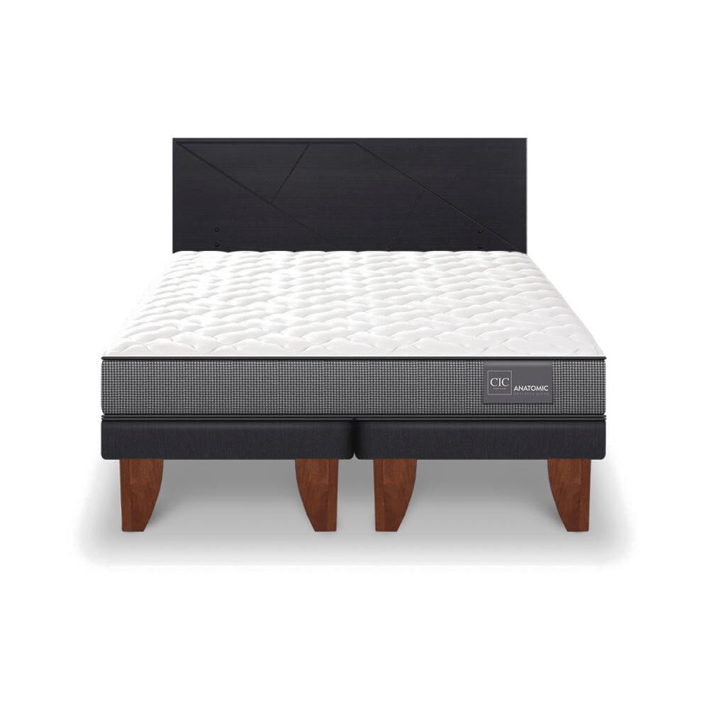 Cama Europea Cic Anatomic / King / Base Dividida + Respaldo image number 0.0