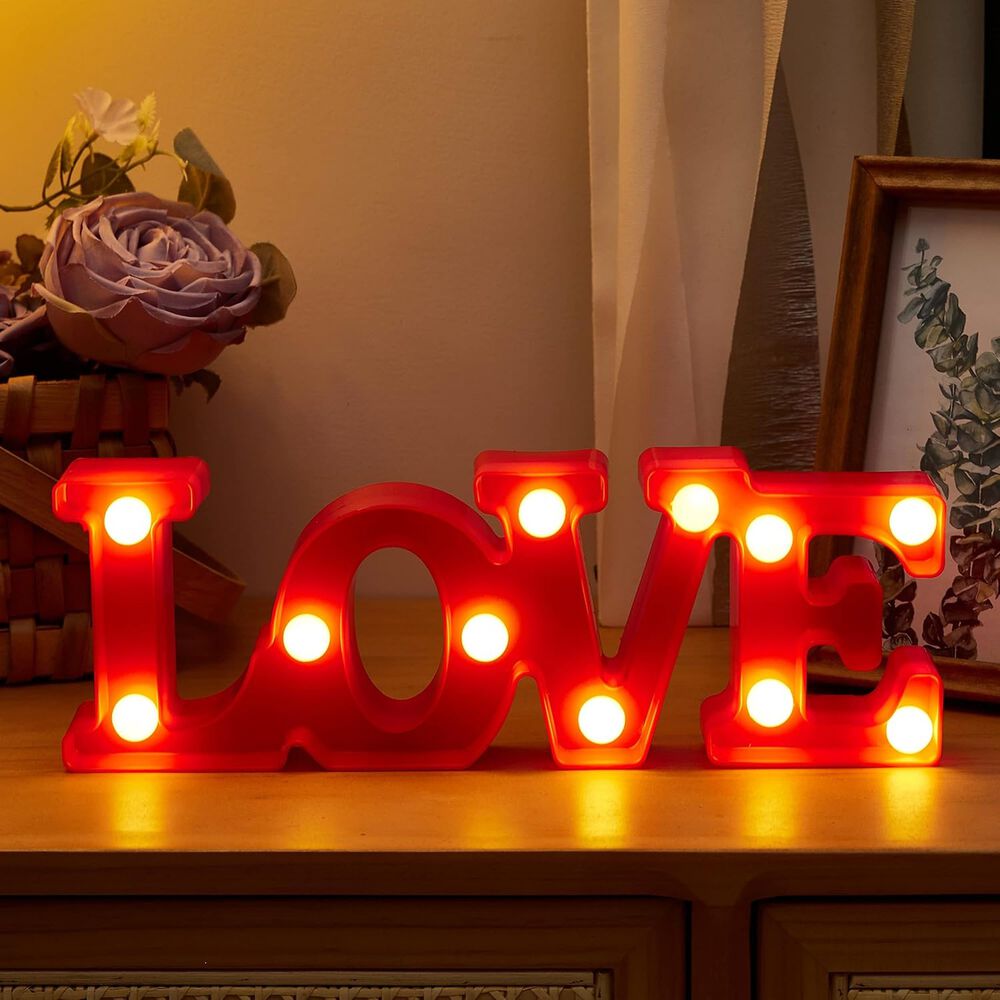 Lampara Led Love A Pilas Candy Bar Fiesta Ni&ntilde;os image number 1.0