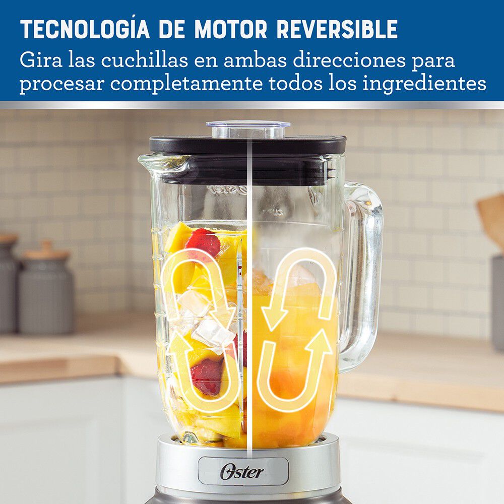 Licuadora Osterizer Max Con Vaso De Vidrio 1.75 L Blstpbrgr image number 1.0