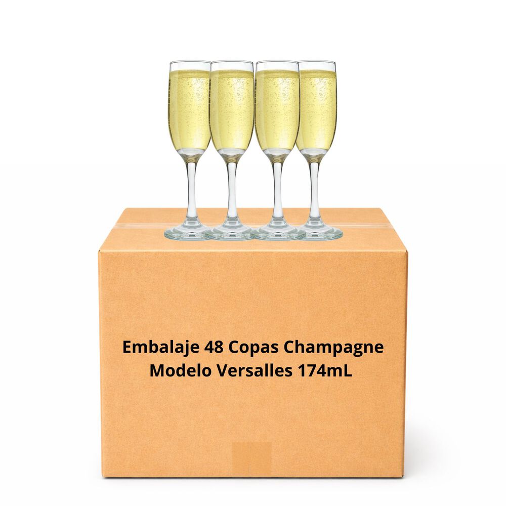 Embalaje 48 Copas Champagne Modelo Versalles 174ml Espumante image number 3.0