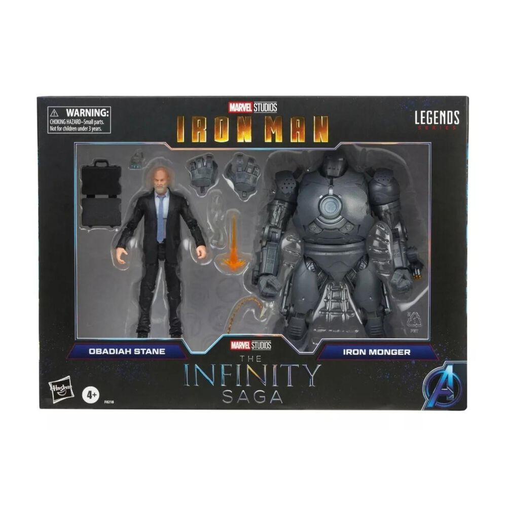 Juguete Figuras Iron Monger Y Obadiah Stane Infinity Saga image number 1.0