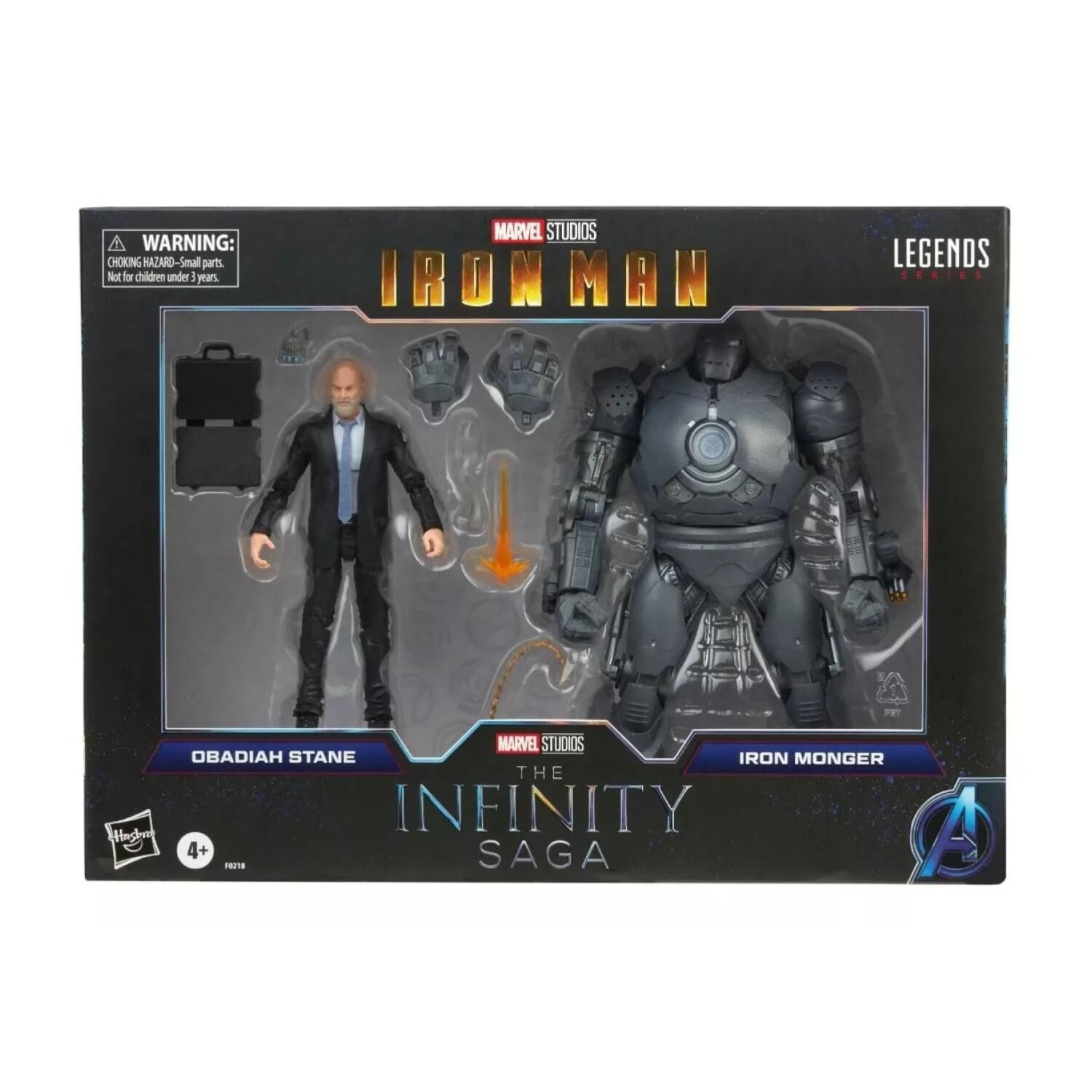 Juguete Figuras Iron Monger Y Obadiah Stane Infinity Saga image number 1.0