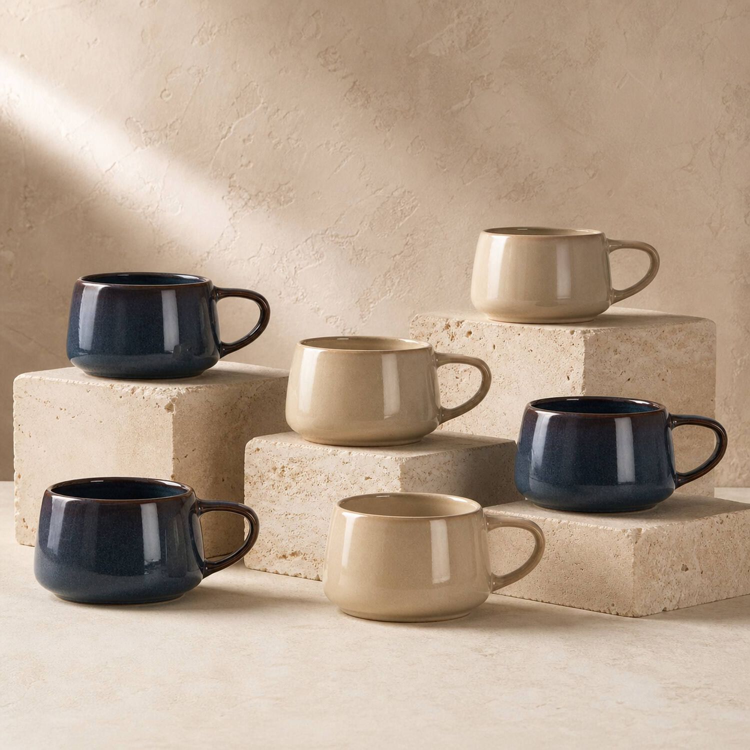 Set 6 Tazas Mug Cer&aacute;mica Taipei 470 Ml - Surtido 2 Modelos image number 4.0