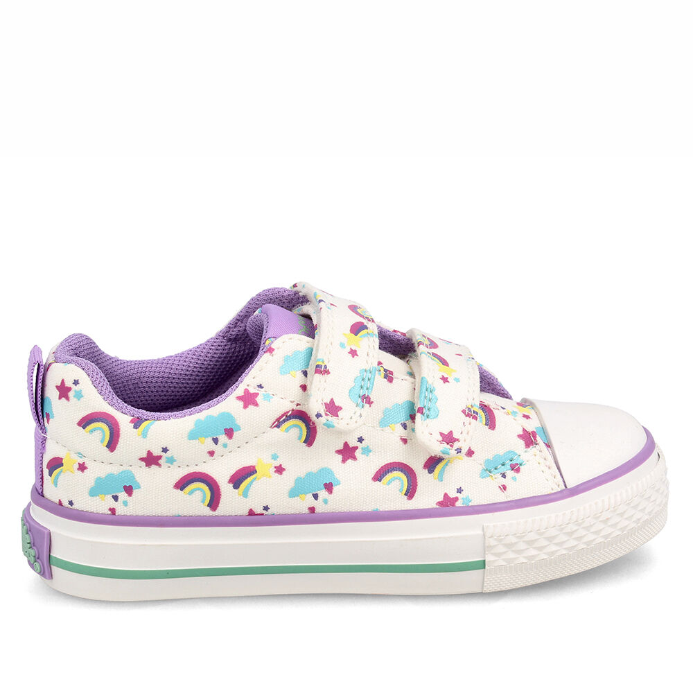 Zapatilla Niña Bubblegummers Astorga Blanco-lila image number 4.0