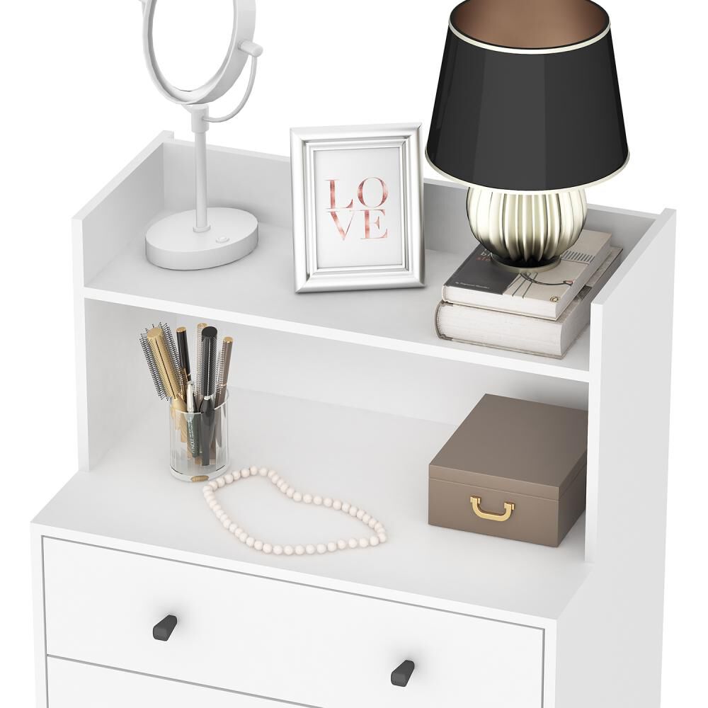 Cómoda Vekka Home Comoda White / 3 Cajones image number 3.0