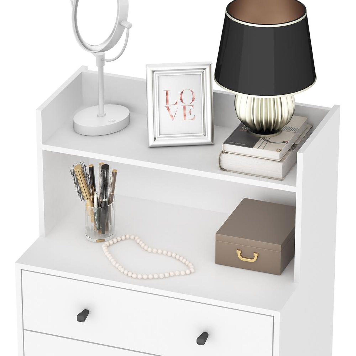 C&oacute;moda Vekka Home Comoda White / 3 Cajones image number 3.0