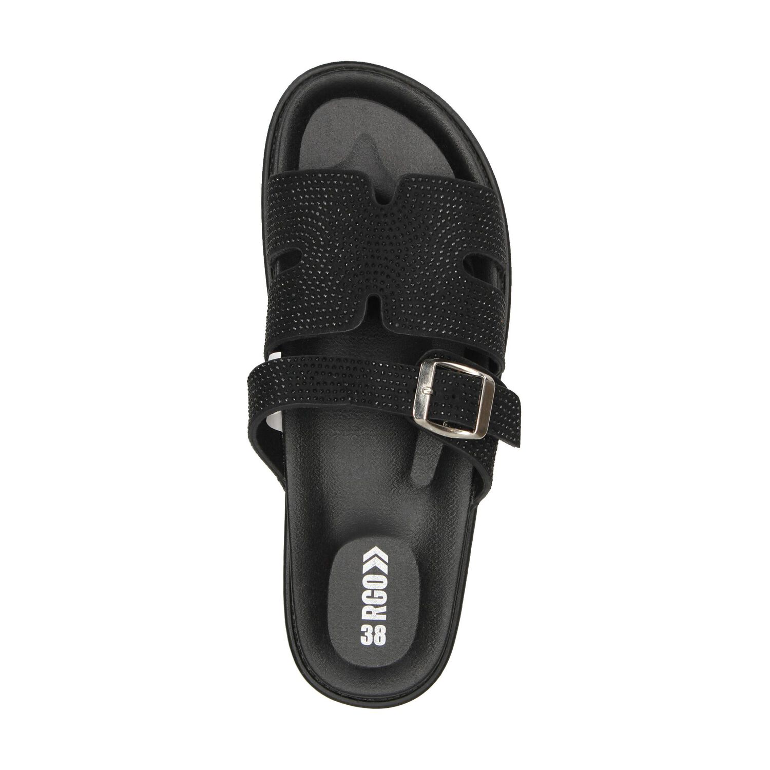 Sandalia Mujer Rolly Go Black image number 4.0