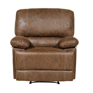 Berger Reclinable Moderno Cuero Viejo Caf&eacute; Castle 98023r