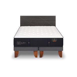 Cama Europea Cic Premium / King / Base Dividida + Respaldo