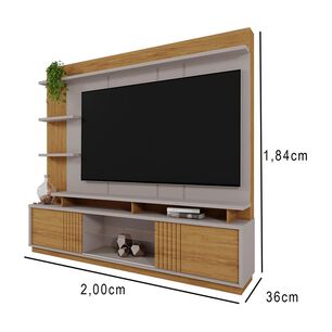 Rack Vekkahome Home Tv Vinhedos / 2 Puertas