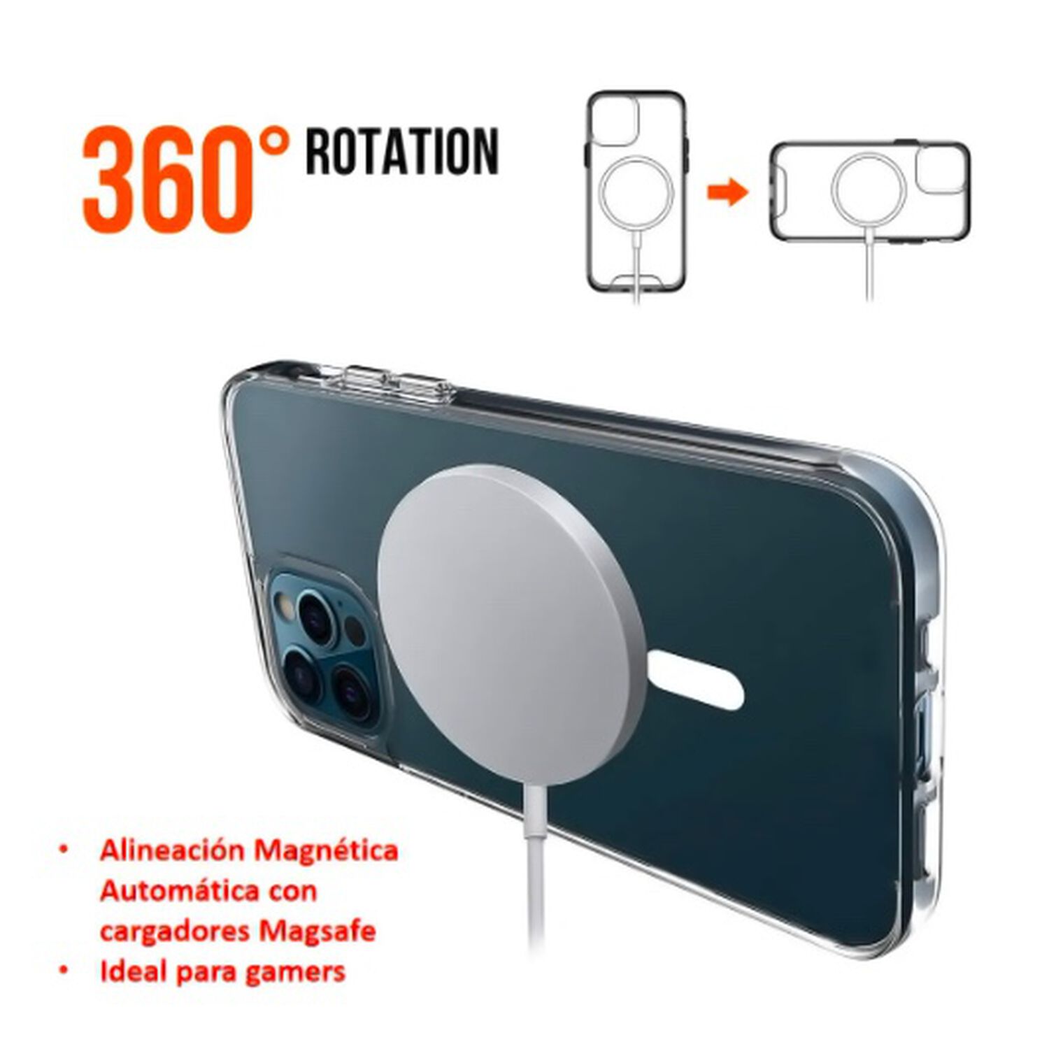 Carcasa Magnetica Para Iphone 15 image number 2.0