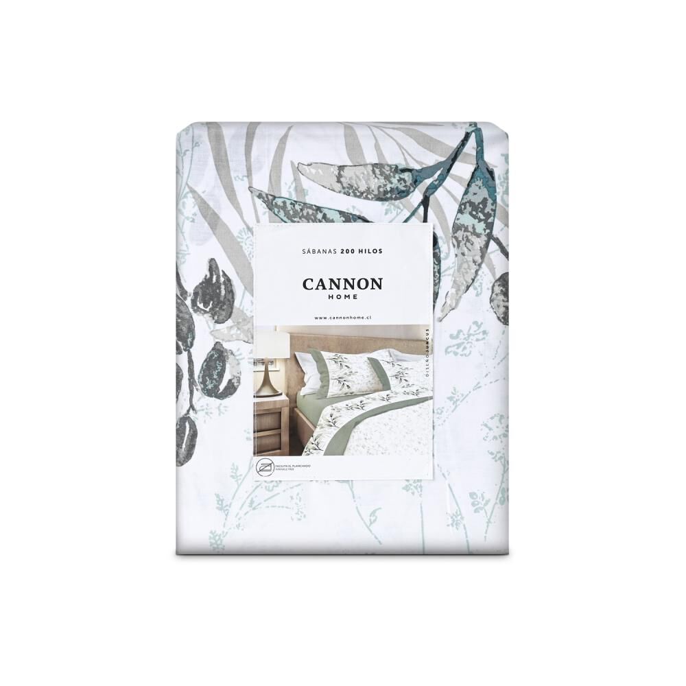 Juego De Sábanas Cannon Juncus / 2 Plazas / 200 Hilos image number 3.0