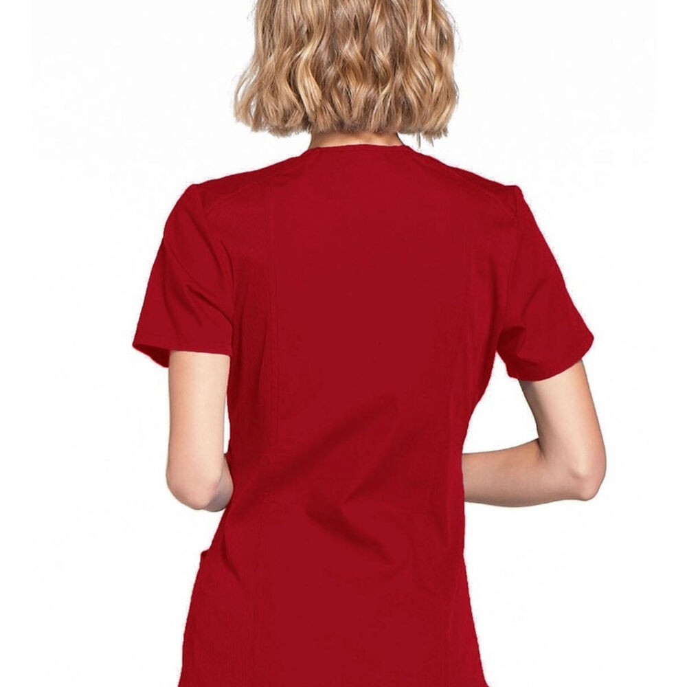 Conjunto Polera Y Pantalón Clinico Cherokee Matrona Rojo image number 2.0