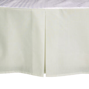 Faldon Unicolor 2 Plazas Color Beige 144 Hilos Arthome