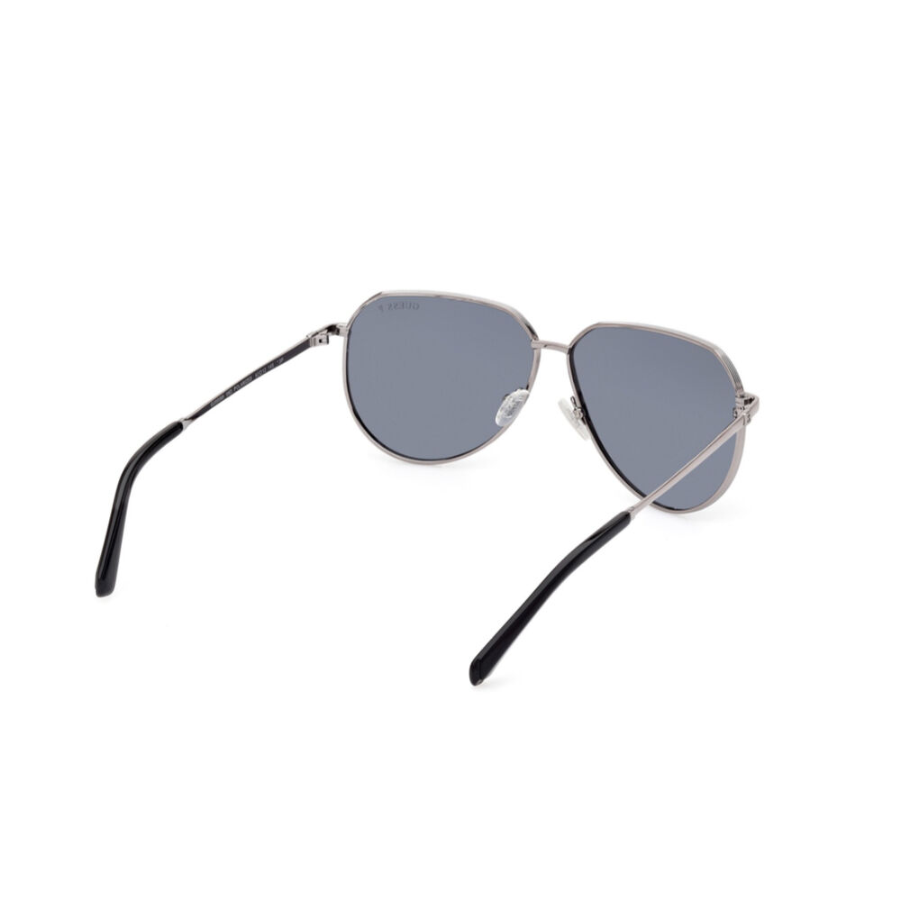 Lentes De Sol Plateado Polarizados Guess image number 5.0