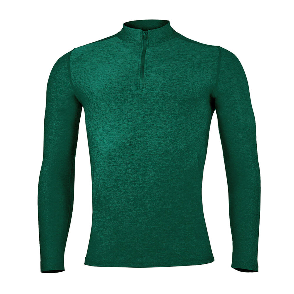 Polera Dry Fit Manga Larga Con Cierre Pale Hombre image number 0.0