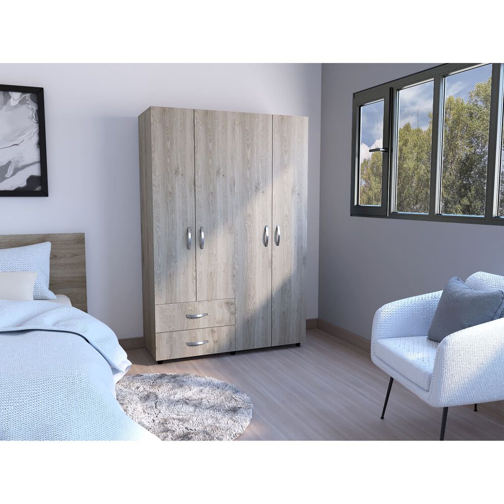 Closet 4 Puertas 2 Cajones Fm-019c - Humo image number 4.0