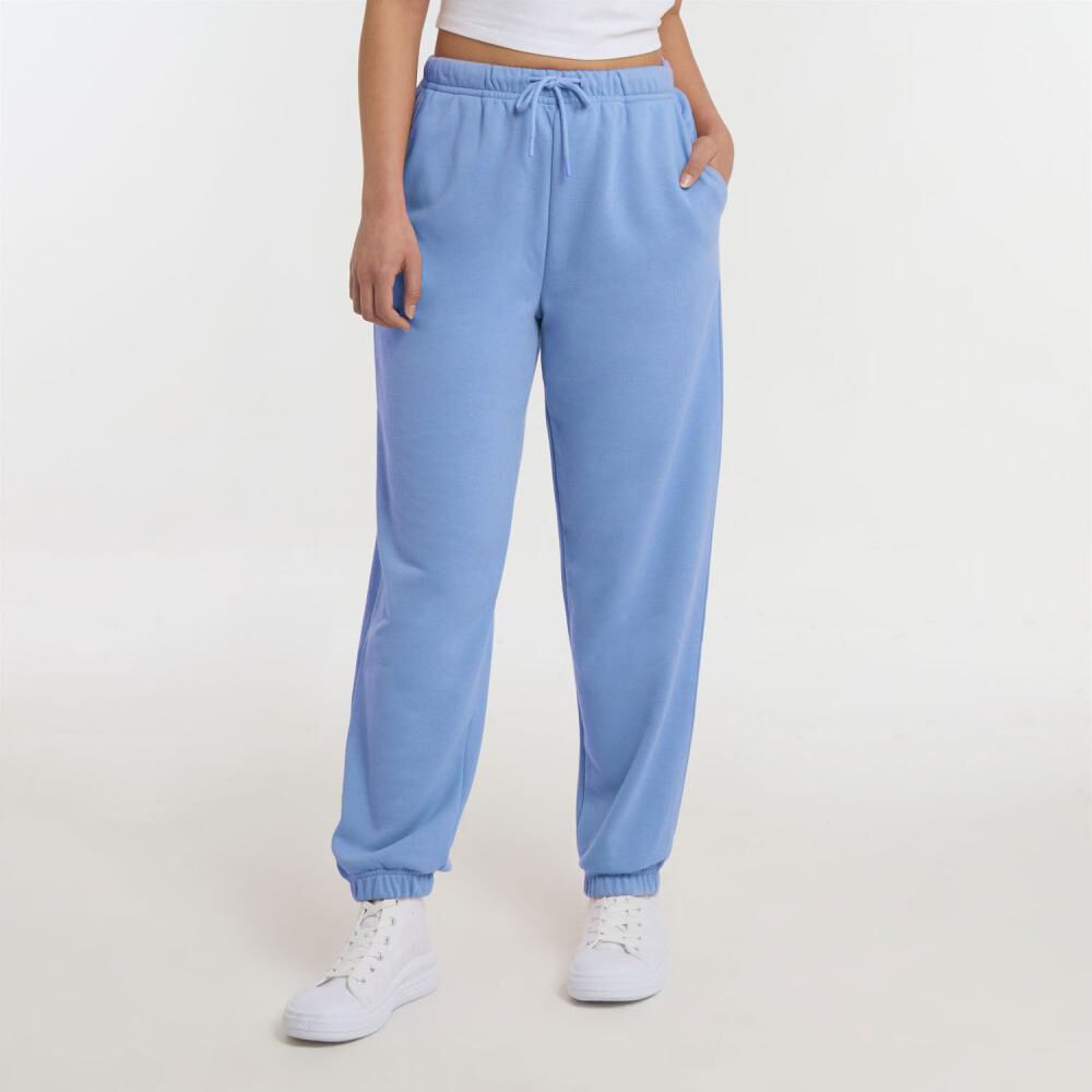 Pantalón De Buzo Tiro Medio Jogger Mujer Freedom image number 0.0