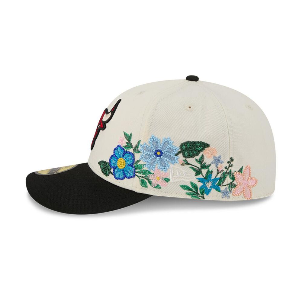 Gorra 59fifty Chicago Bulls Tonal Florals Negro image number 3.0
