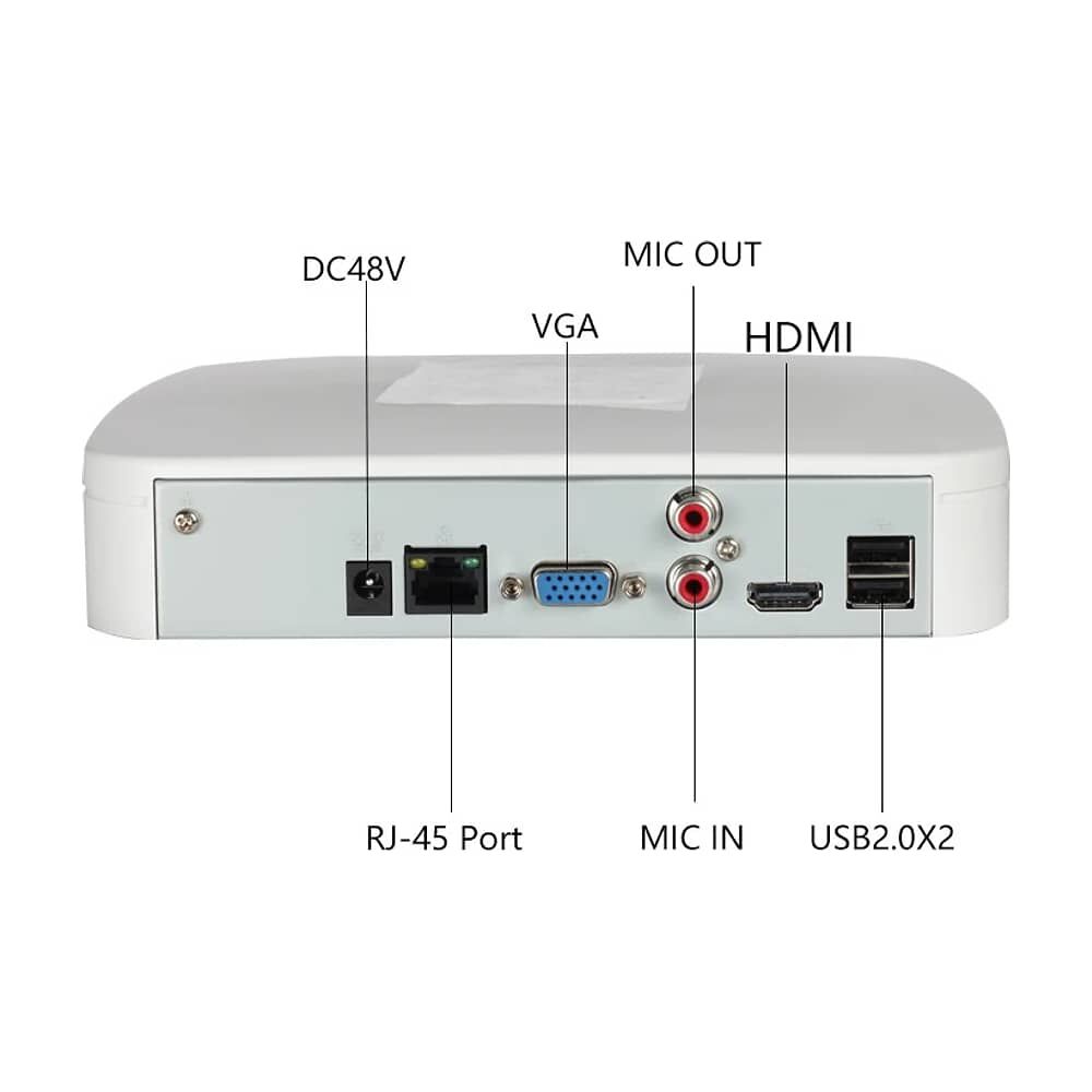 Nvr Dahua 4ch Dhi-nvr2104-s3 Ai Wiz Sense image number 1.0