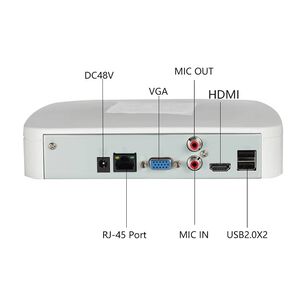 Nvr Dahua 4ch Dhi-nvr2104-s3 Ai Wiz Sense