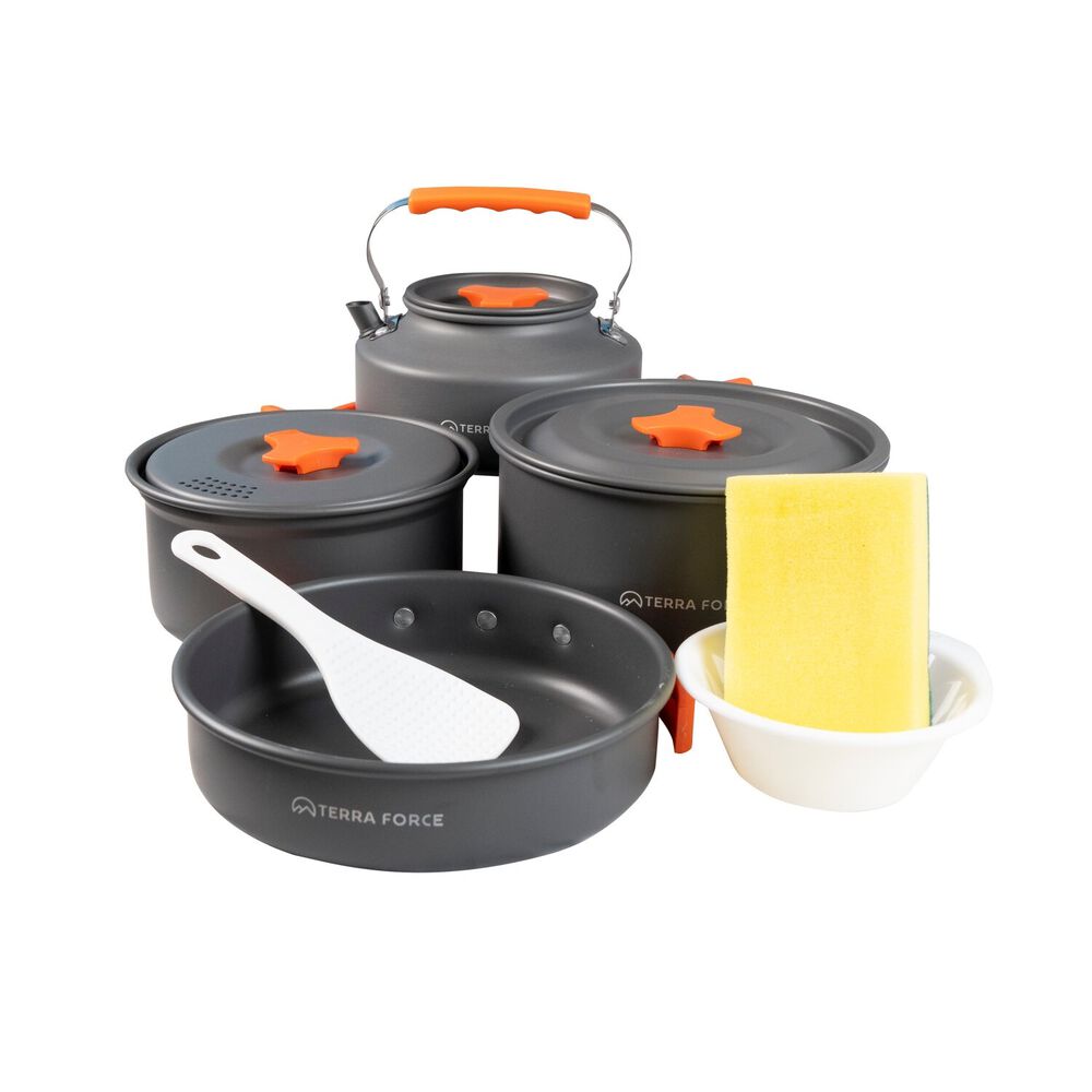 Set Ollas Aluminio Camping 4 Piezas image number 0.0