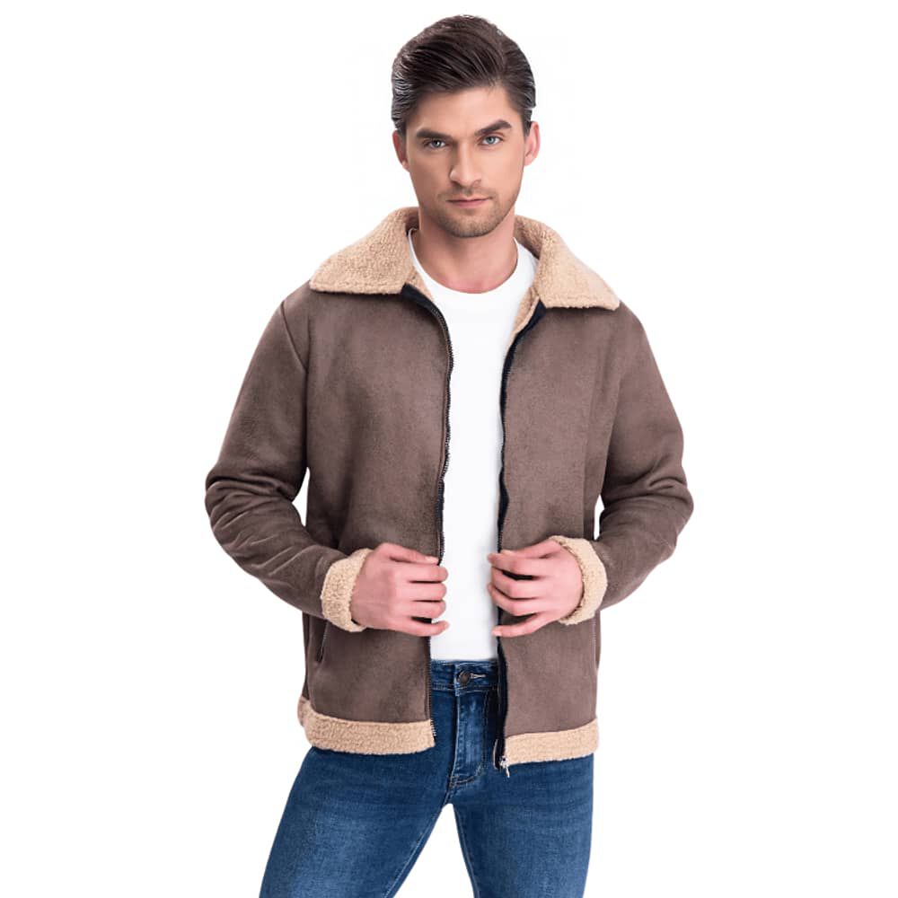 Chaqueta Ecocuero Soft Boston Hombre image number 0.0