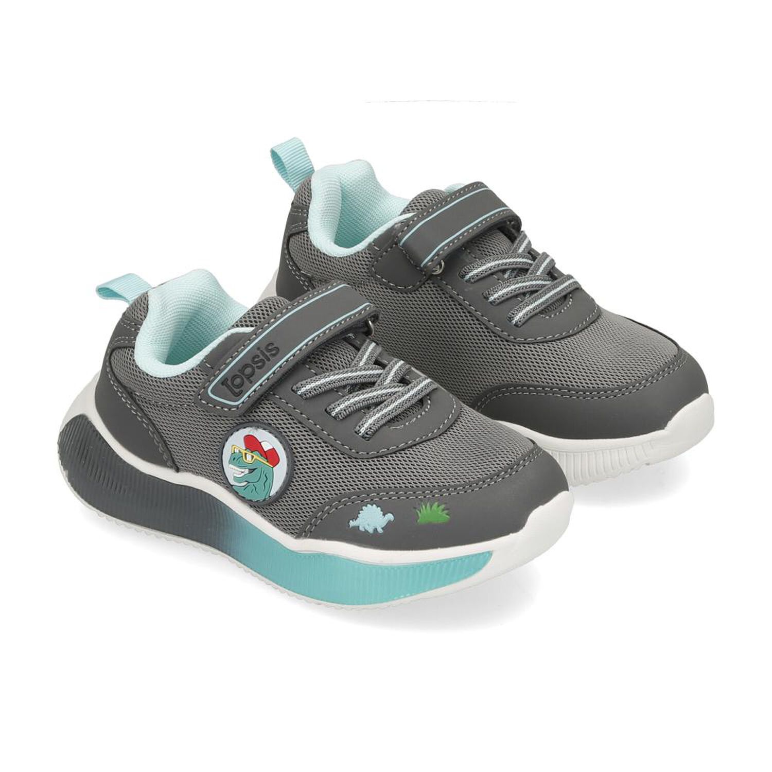 Zapatilla Infantil Ni&ntilde;o Topsis Grey image number 1.0
