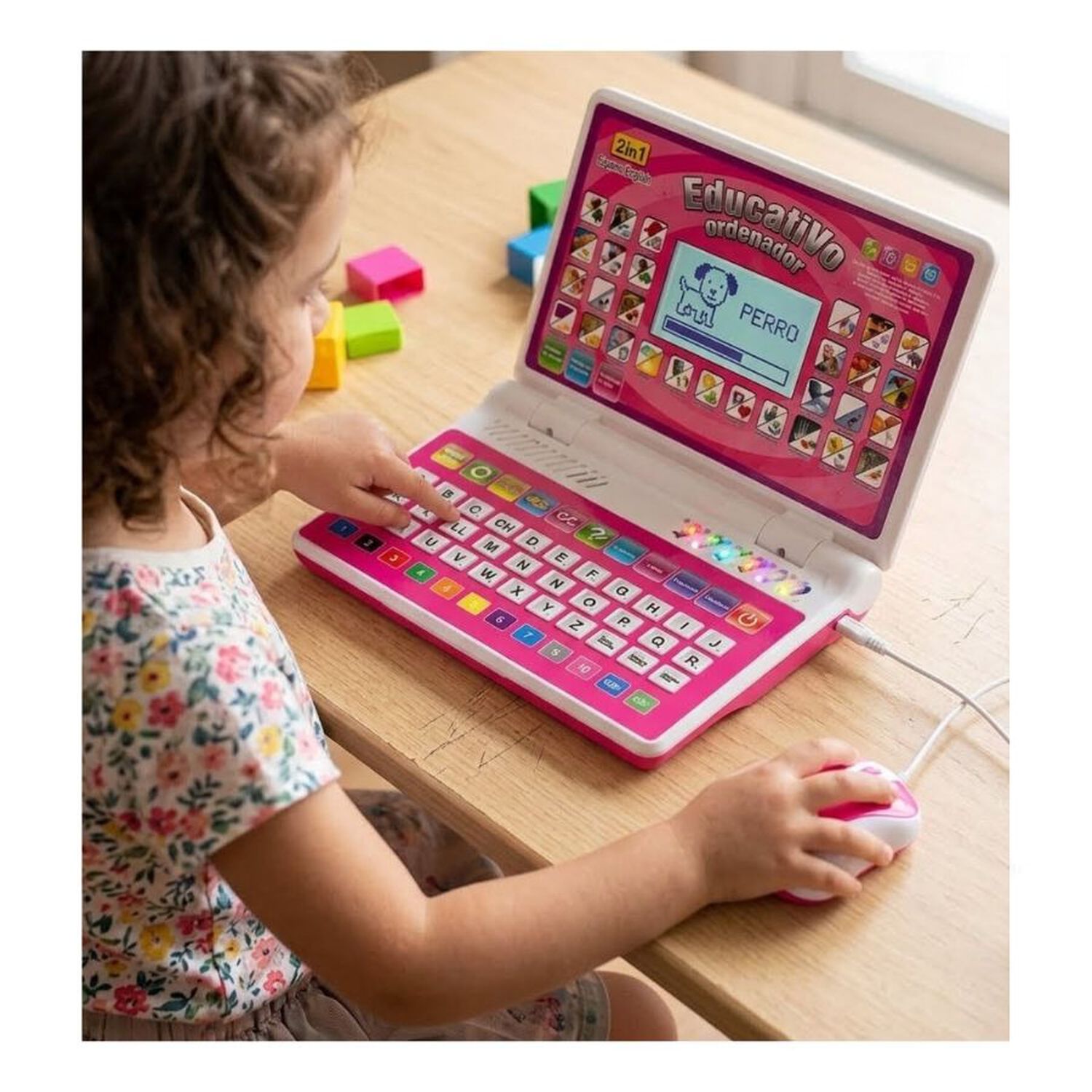 Computador Educativo Did&aacute;ctico 2 En 1 Biling&uuml;e Ni&ntilde;os image number 4.0