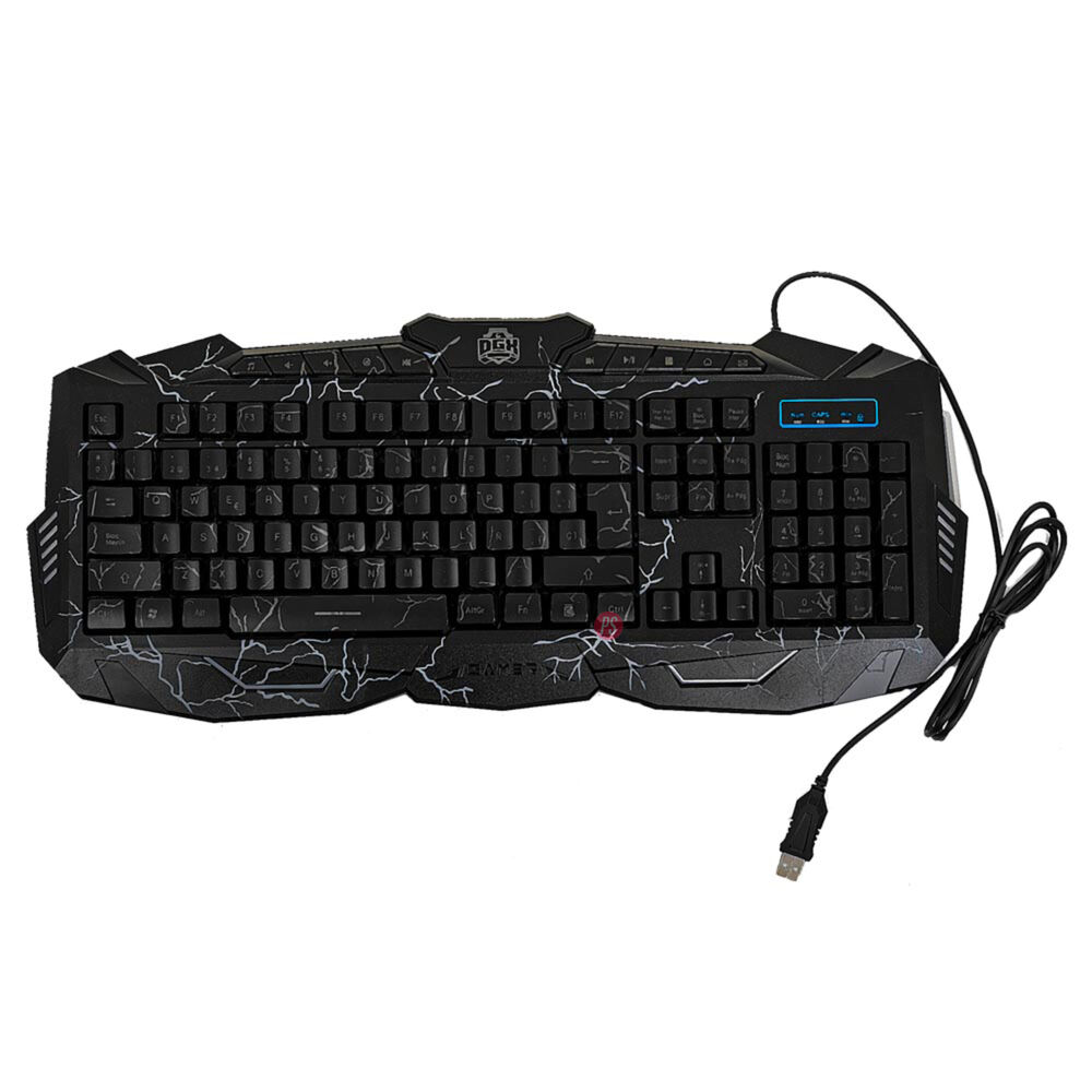 Kit Teclado + Mouse Y Mouse Pad Gamer Angel Of Death - Ps image number 1.0