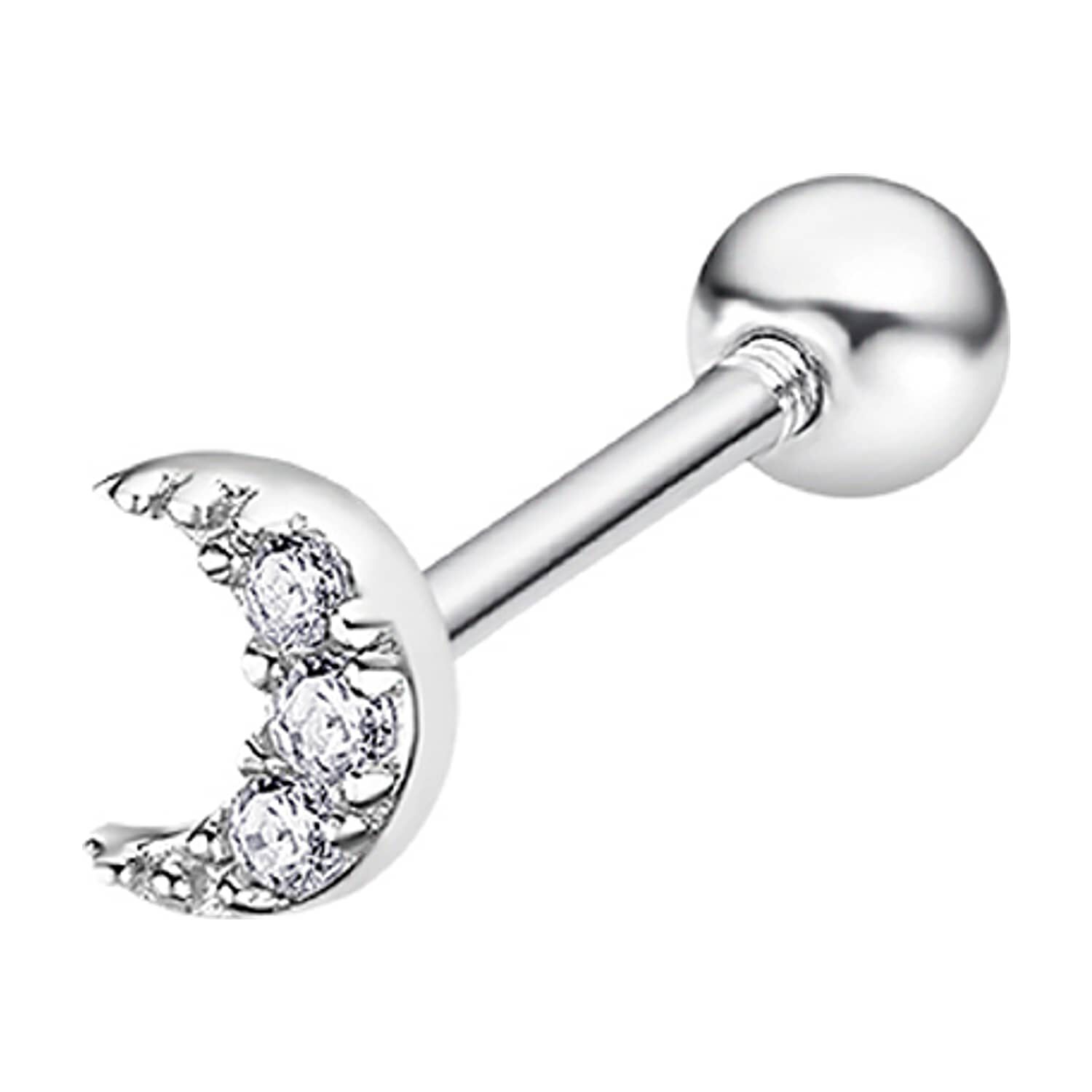 Ear Cuff Lp3371-9/1 Lotus Silver Mujer Ear Party image number 0.0