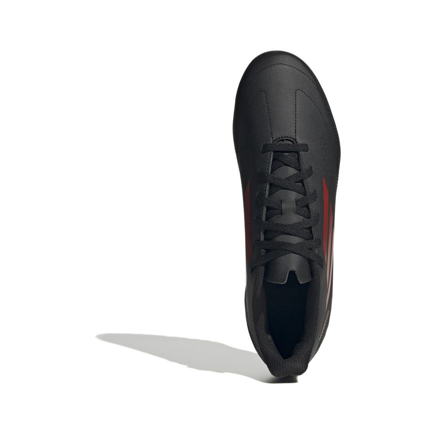 Zapatilla F&uacute;tbol Hombre Adidas Deportivo Iii Tf Negro/rojo image number 4.0