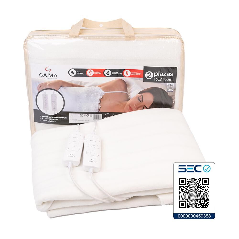 Calienta Cama Gama TC YSEB-012 Timer 220 / 2 Plazas image number 3.0