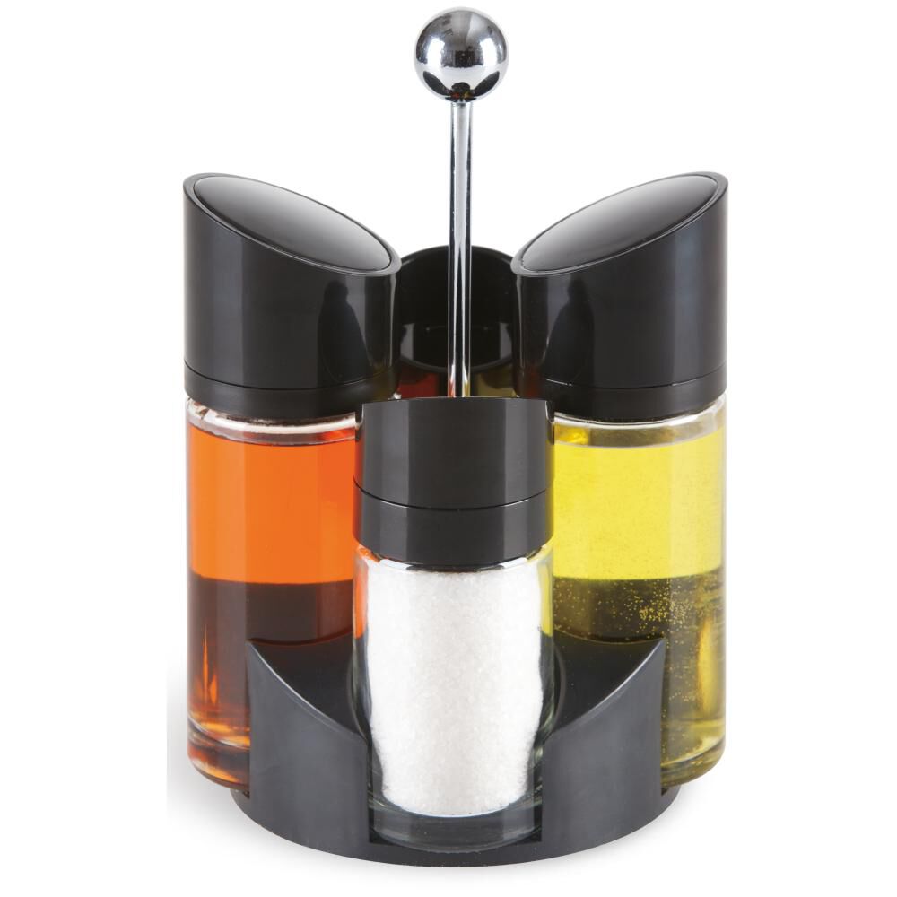 Set Alcuza y Dispensadores Casaideal / 4 Especieros + Base image number 2.0