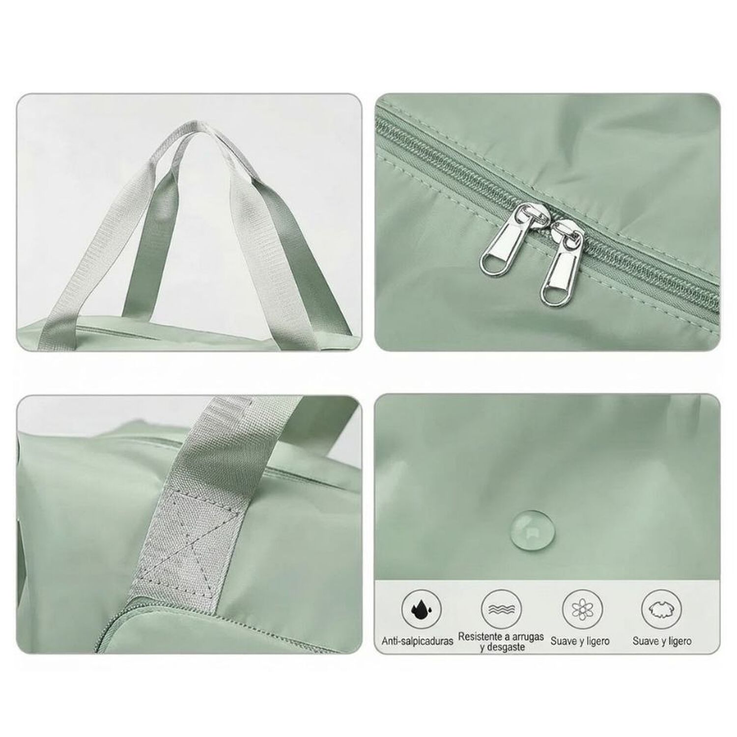 Bolso De Viaje Plegable Expandible Impermeable Bolso De Mano image number 2.0