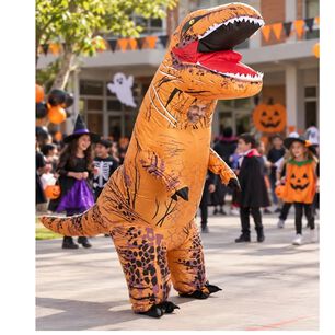 Disfraz Inflable Dinosaurio T-rex Adulto 1,60 A 1,90 M.