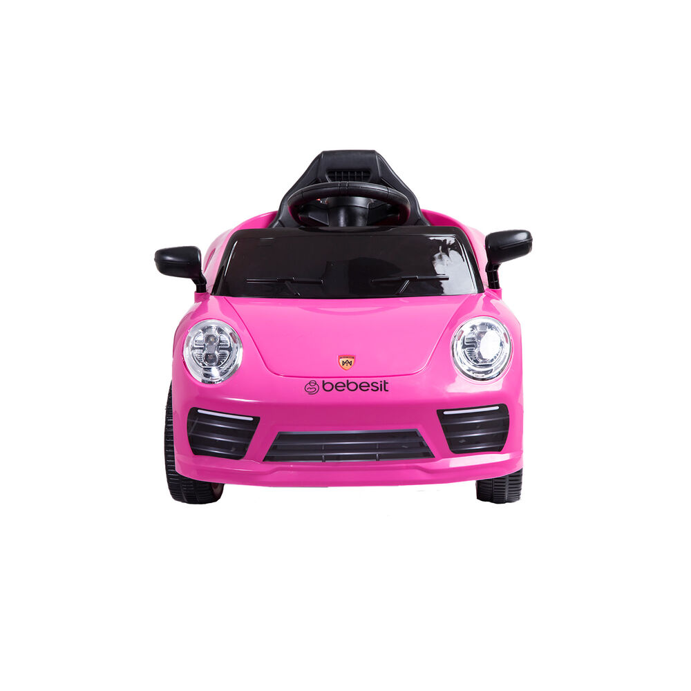 Auto Deportivo El&eacute;ctrico Race Rosa Bebesit image number 2.0