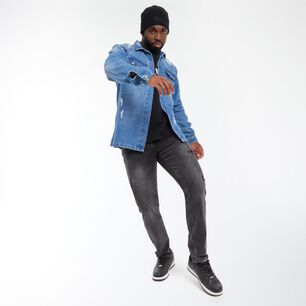 Chaqueta Denim Slim Hombre Rolly Go