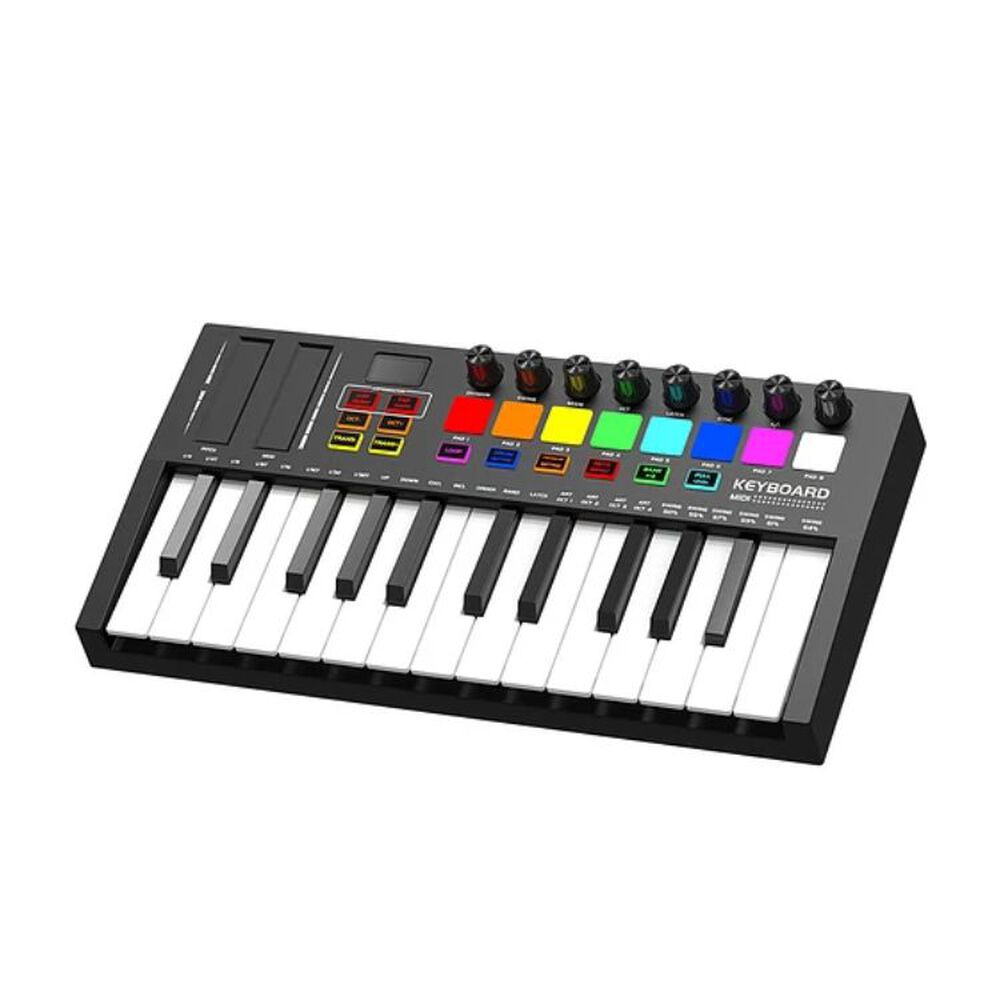 Teclado Midi 25 Teclas Controlador Musical Piano Usb image number 0.0