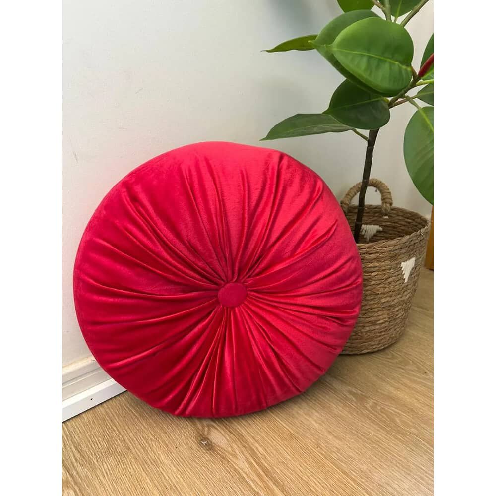 Set De 2 Cojines Redondos 44cm - Rojo image number 2.0