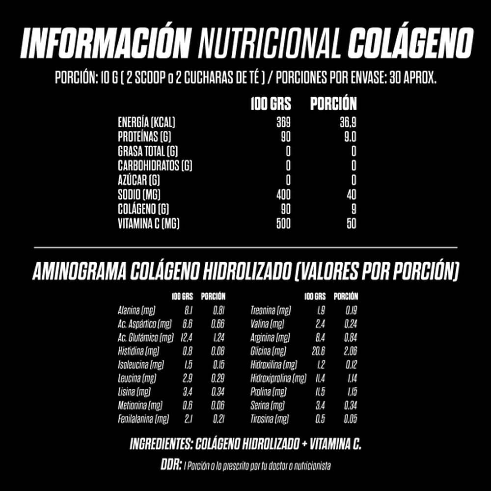 Colageno Hidrolizado - Gohard - 300gr Sabor Sin Sabor image number 3.0